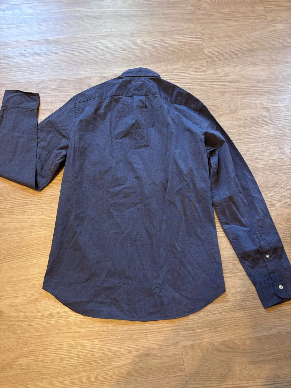 NWT J Crew Men’s M Organic Cotton Slim Fit Elastane Button Down Blue